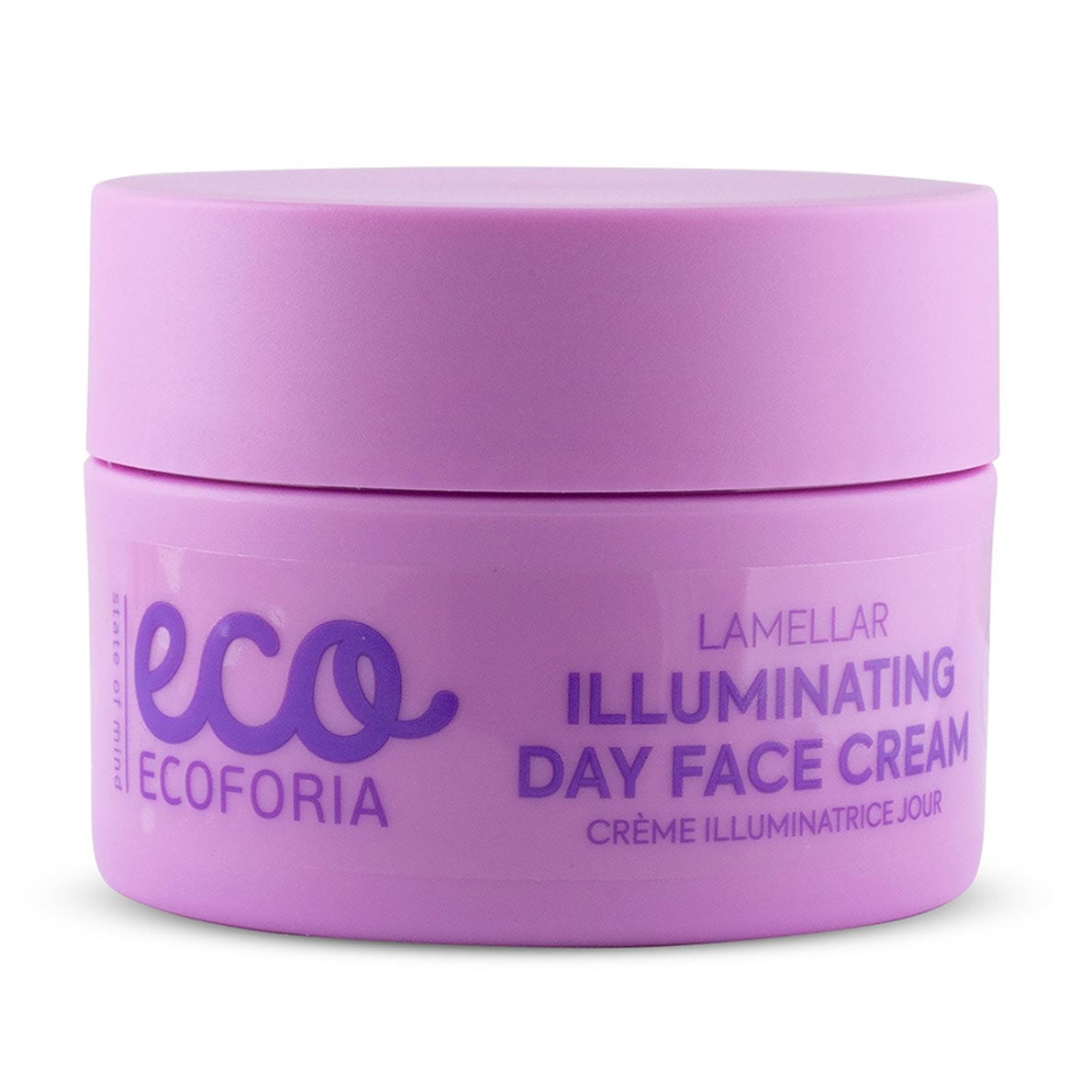 Денний крем для обличчя Ecoforia Lavender Clouds Illuminating Day Face Cream з ефектом сяйва, 50 мл